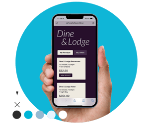 Digital receipt in phone Digital receipt in phone