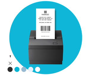 Printer with receipt Printer with receipt