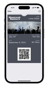 Concert Front of Pass Concert Front of Pass