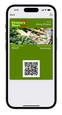 Grocery Mart Front of Pass