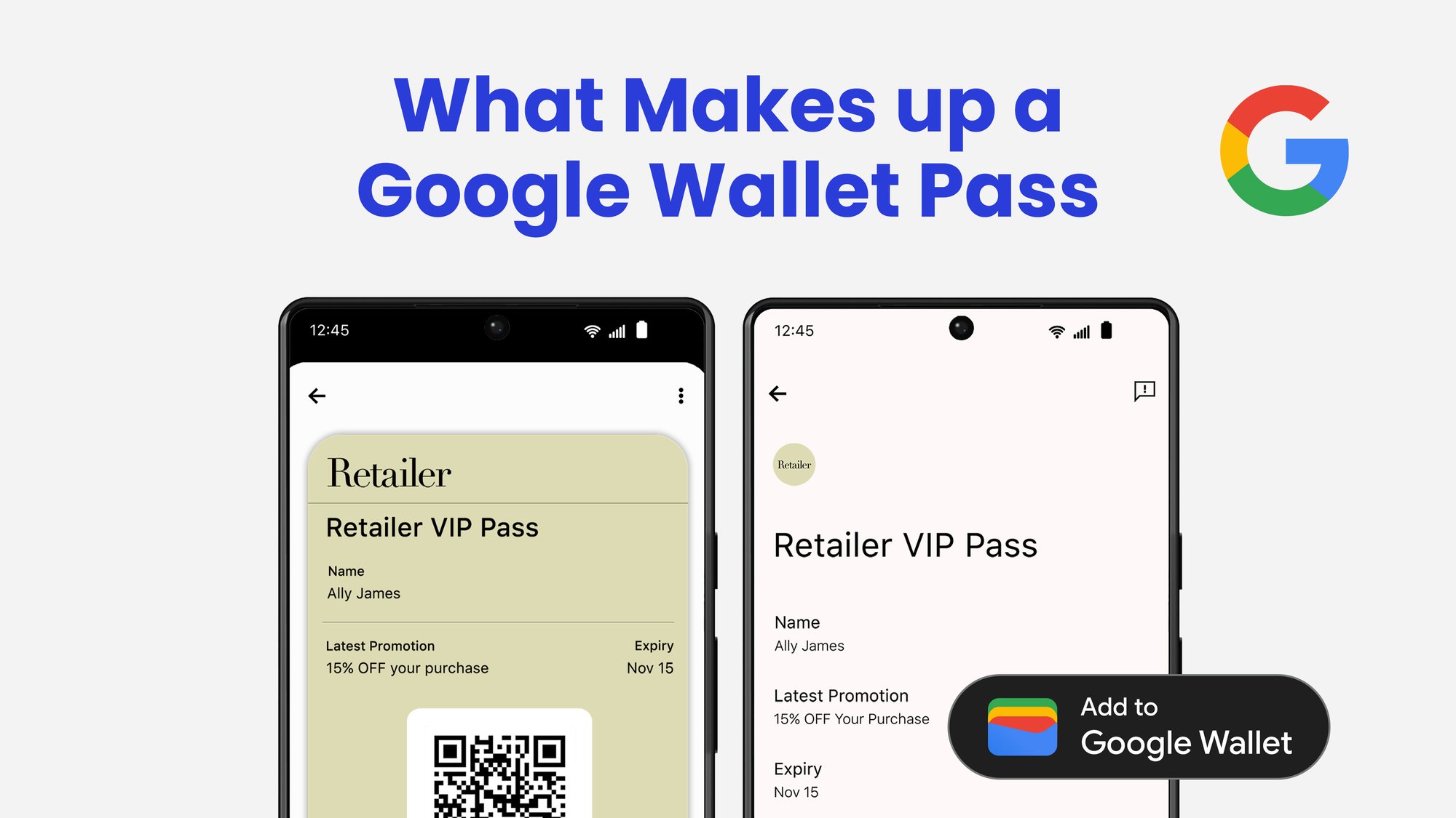 What Makes up a Google Wallet Pass 