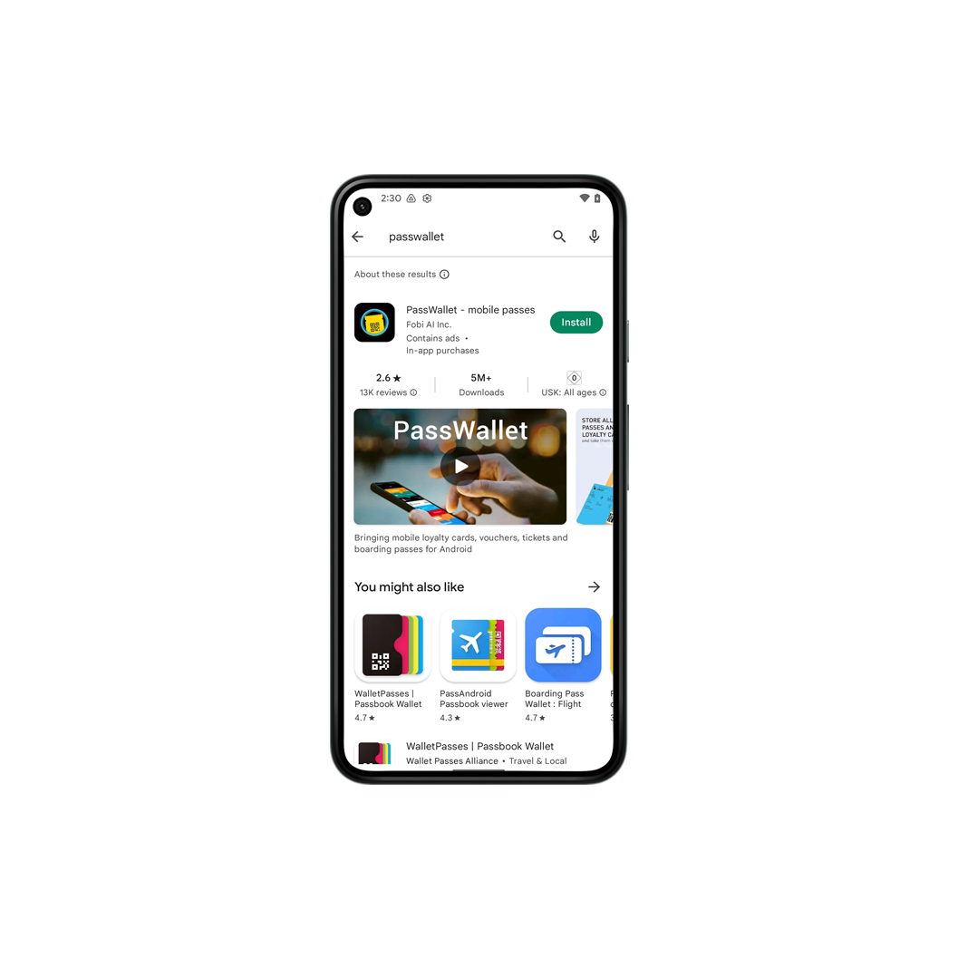 Install passwallet