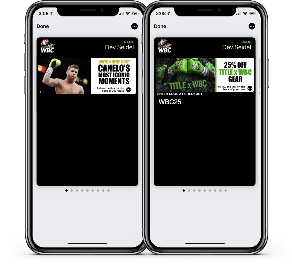 WBC wallet pass