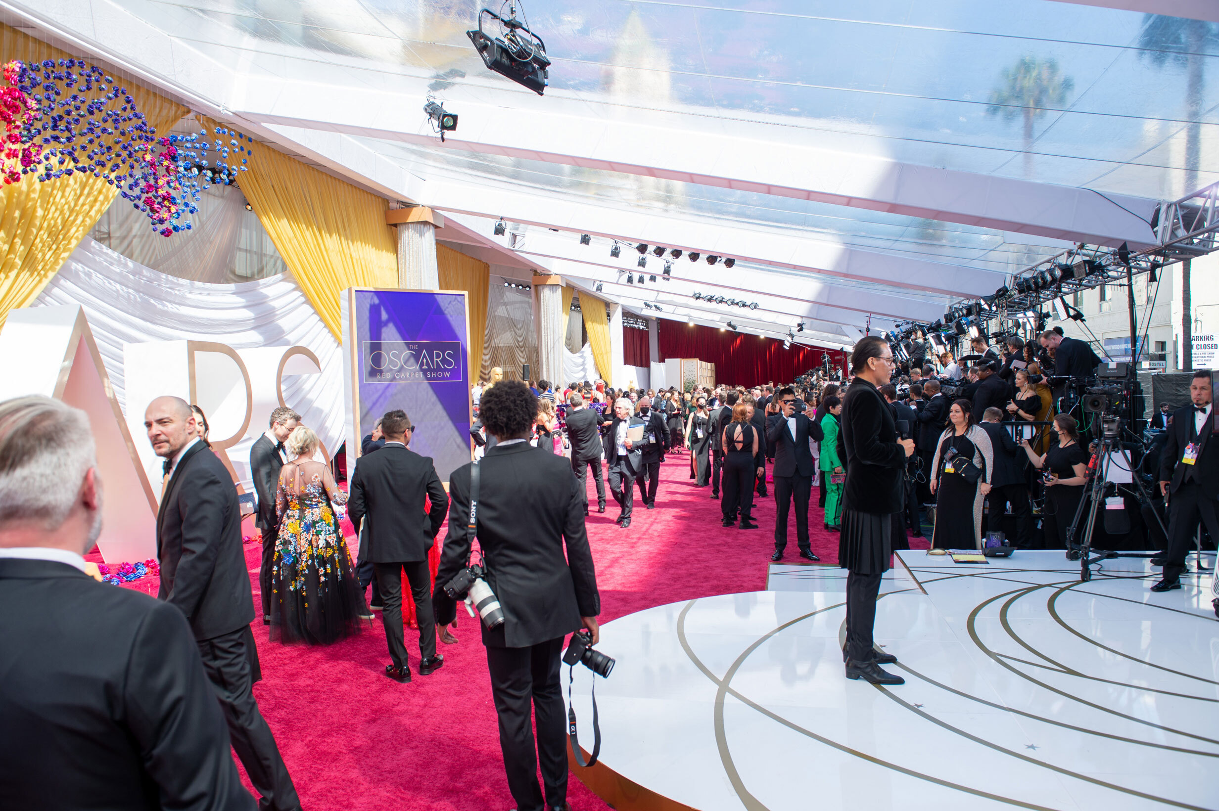 Oscars red carpet