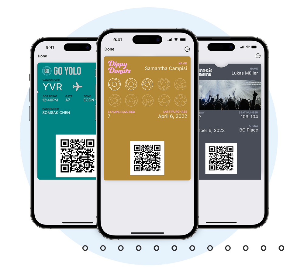 Wallet Pass - Boarding Pass, Stamp Card, and Concert Ticker Wallet Pass - Boarding Pass, Stamp Card, and Concert Ticker